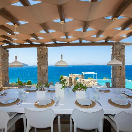 Topos Exclusive Mykonos-Villa Ochyrhoe ヴィラ Agios Ioannis Diakoftis
